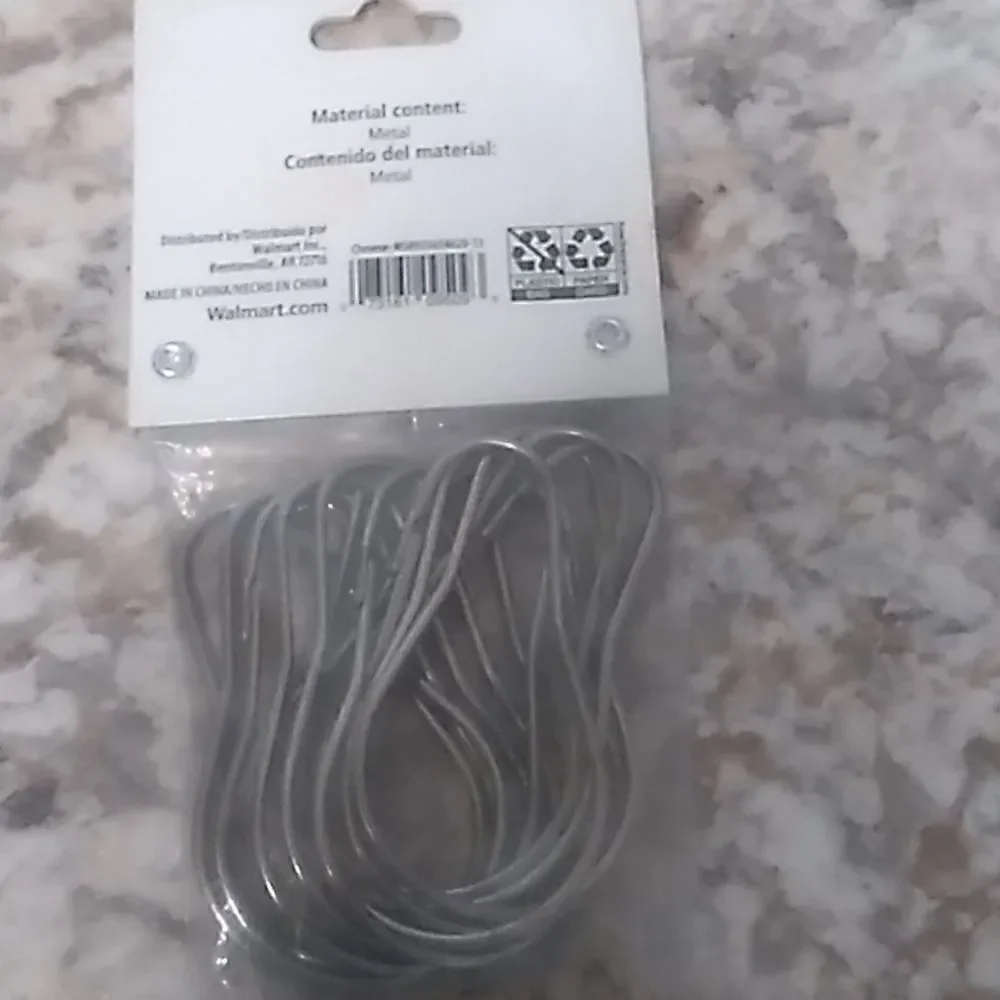 Better Homes and Garden Shower Curtain  and Curtain Hooks